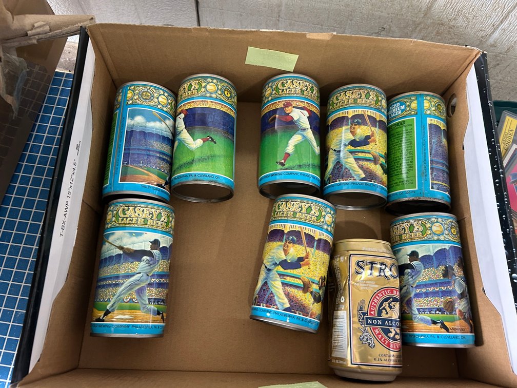 Empty Collectible beverage cans