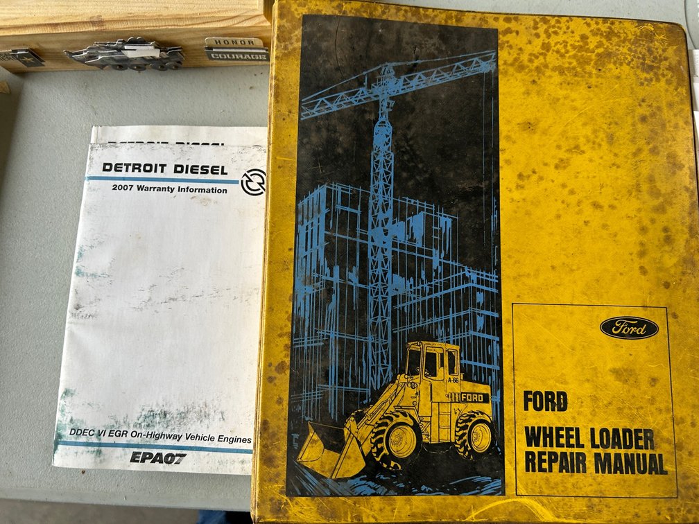 Heavy equipment manuals for Ford Wheel Loader Repair Manual