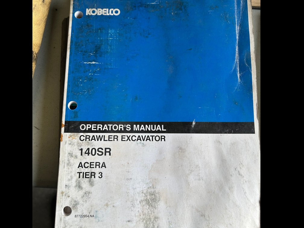 Parts manual for hydraulic Komatsu crawler excavator, operator's manual for crawler excavator