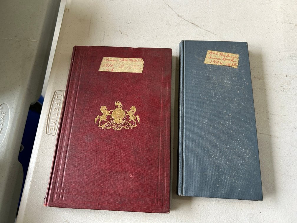 Railroad log books