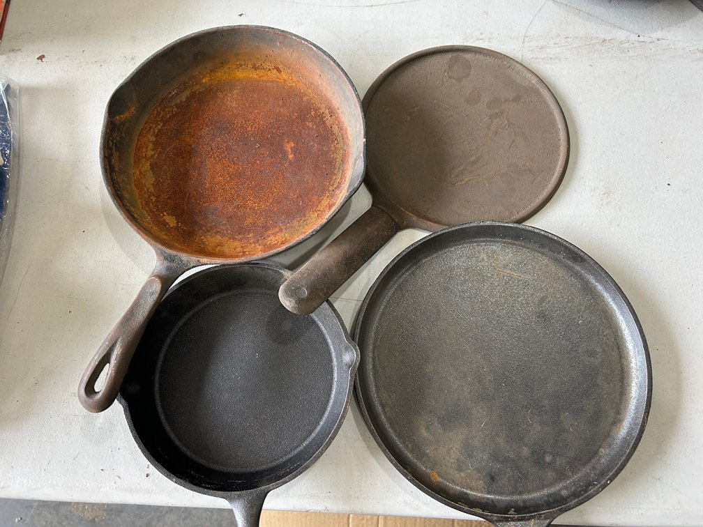 Cast iron skillets