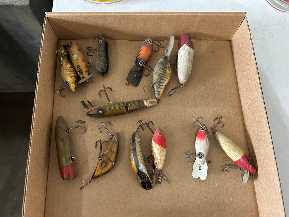 Wooden fishing lures