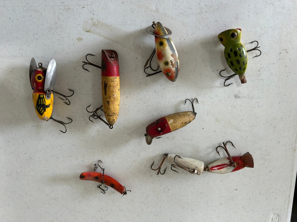 Wooden fishing lures