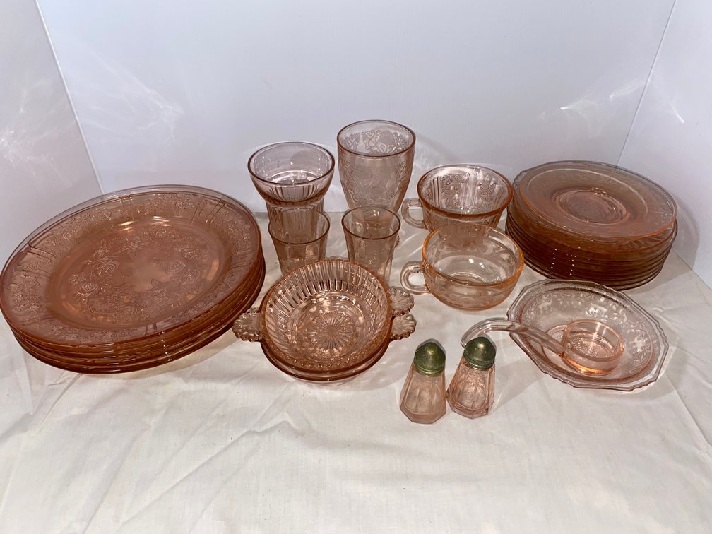 Pink Depression Glass