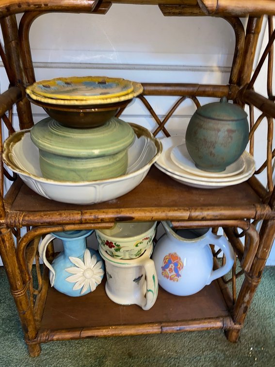 Pottery Bowl, Vases, Pitchers,