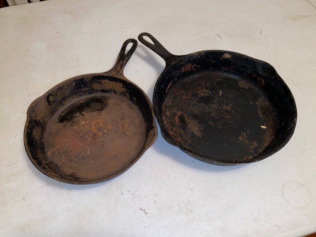 2-Cast iron Skillets