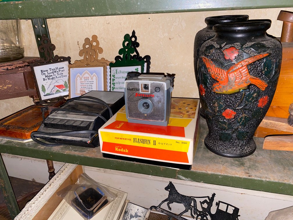 Vase, Camera, Kodak Camera, Recorder