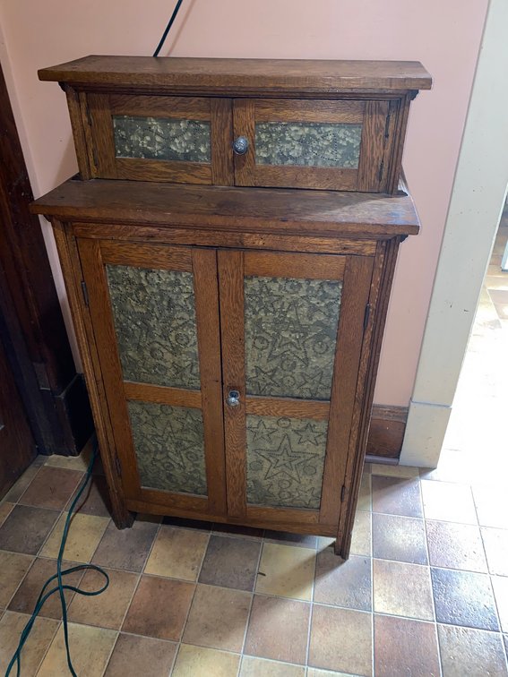 Punched tin Pie Safe