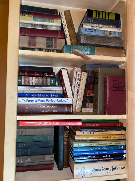 3 Shelves of Books