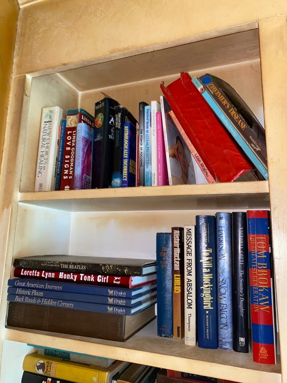 2-shelves of Books