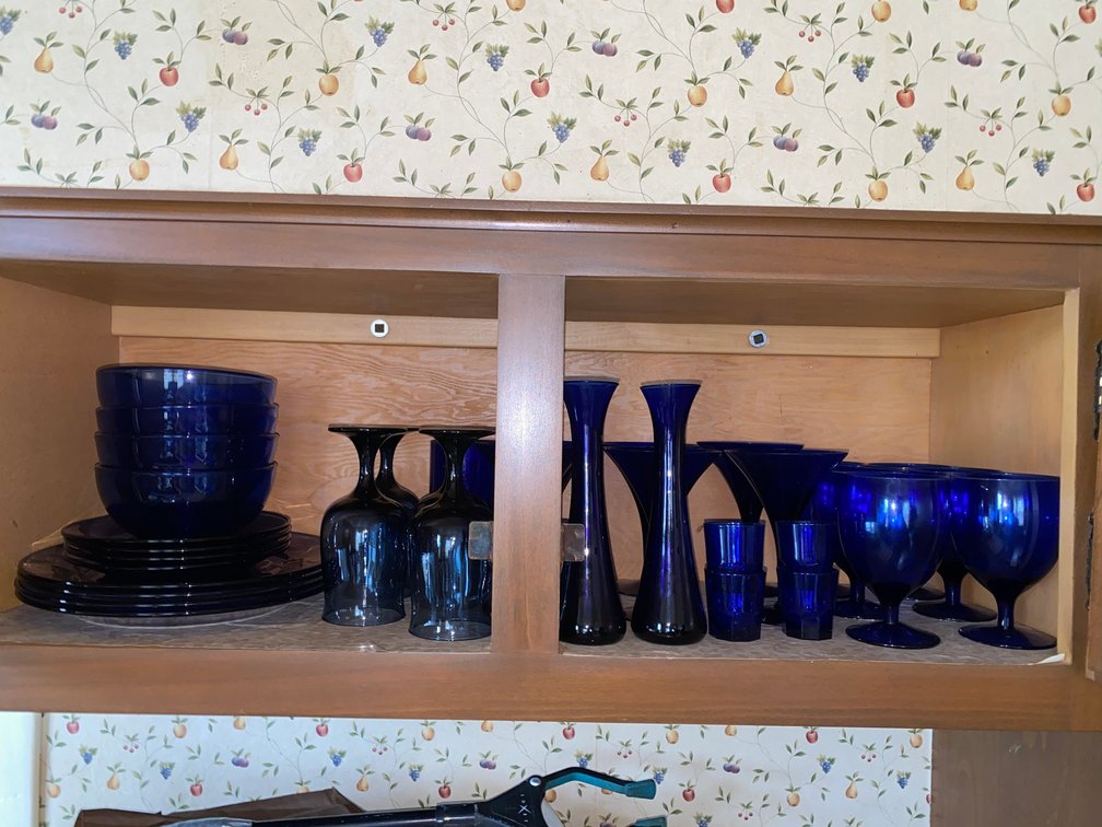 Cobalt Blue Stem Ware