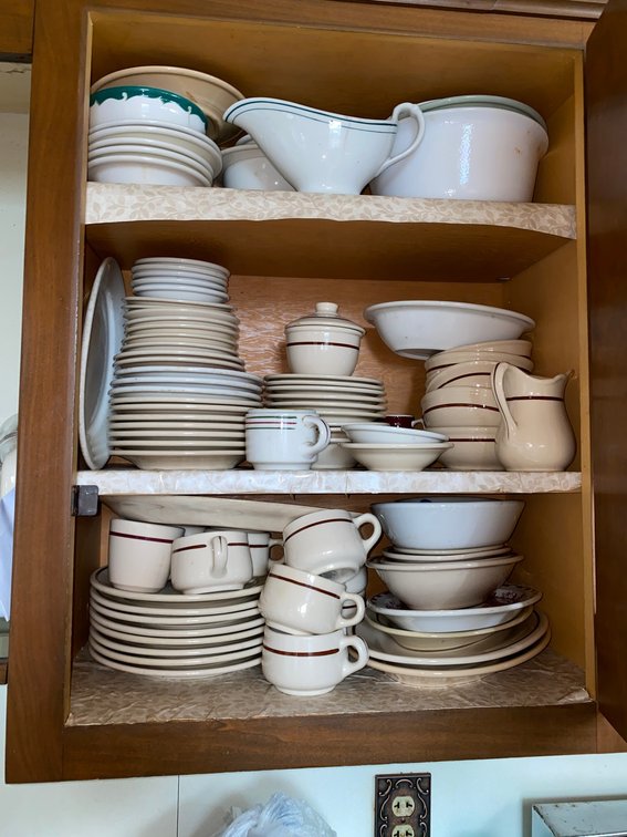 McNicol Plates, Coffee Mugs, Saucers, Bowls