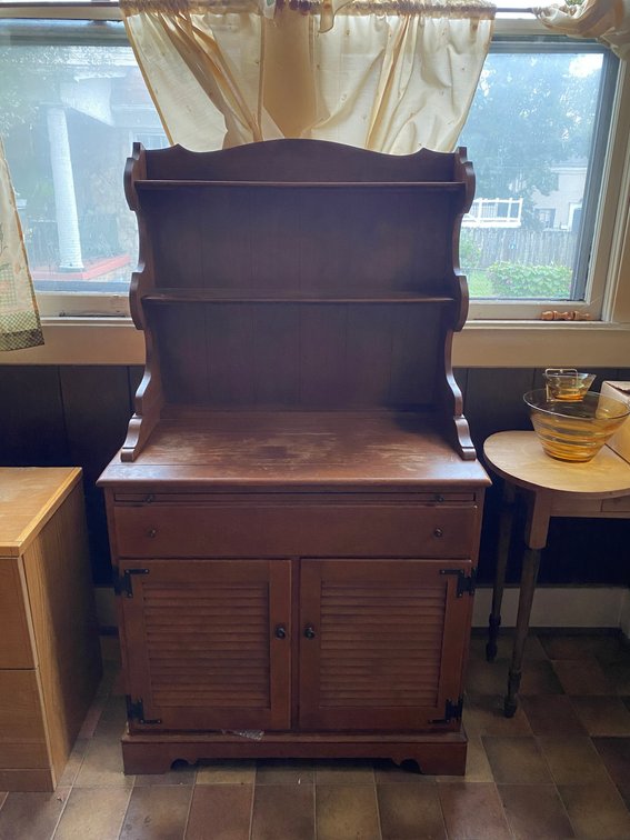 Ethan Allen Maple and birch Hutch