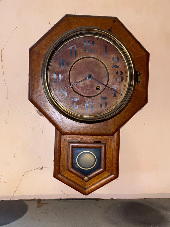 Antique Regulator Clock