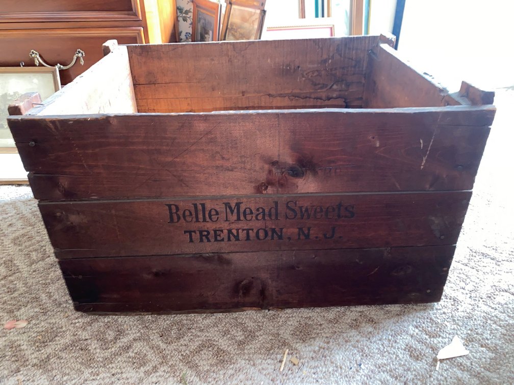 Wooden Crate, Belle Mead Sweets Trenton New Jersey