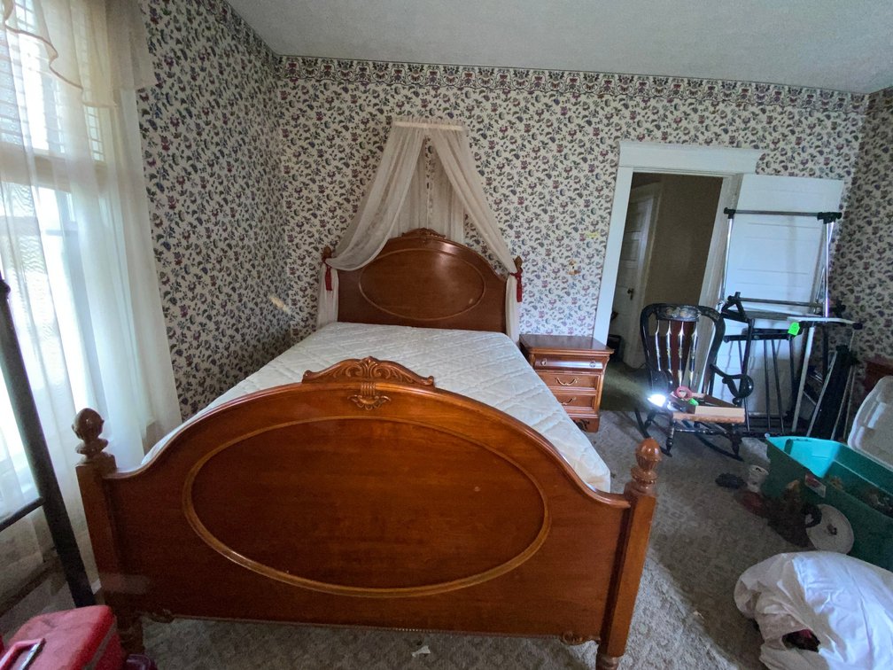 Queen Size Bed with Night Stand