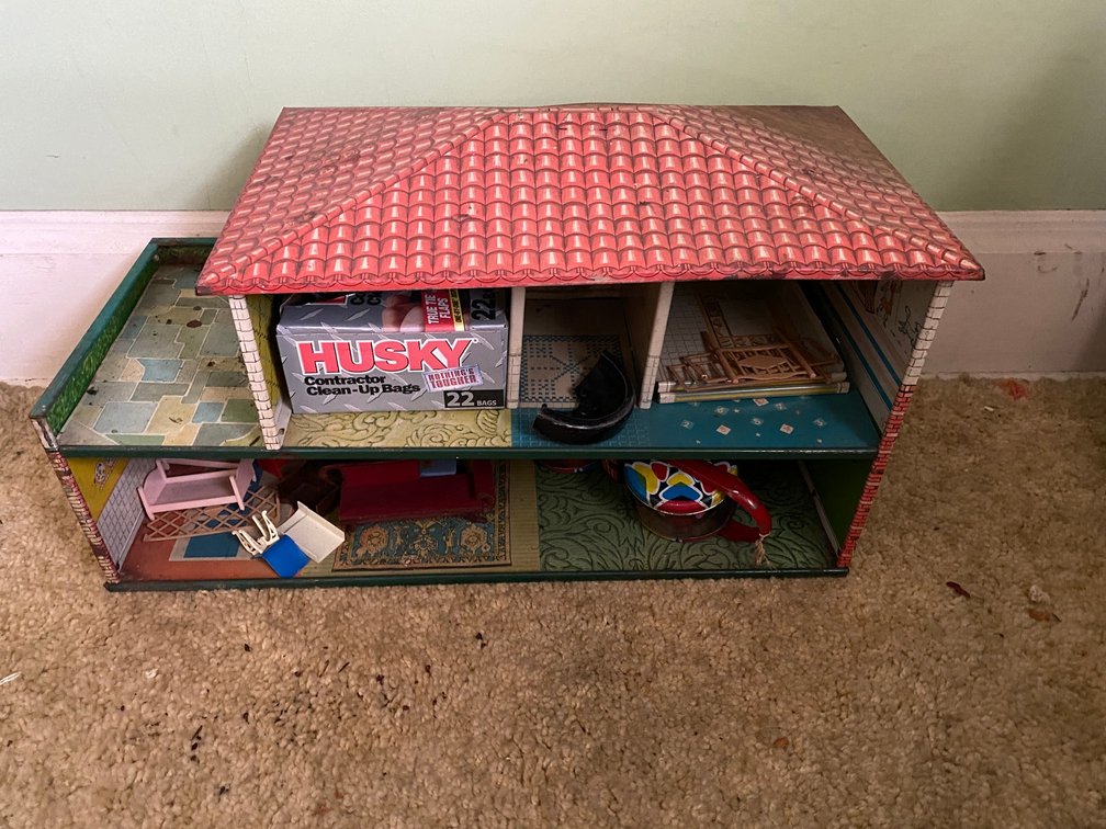 Vintage Tin Doll House