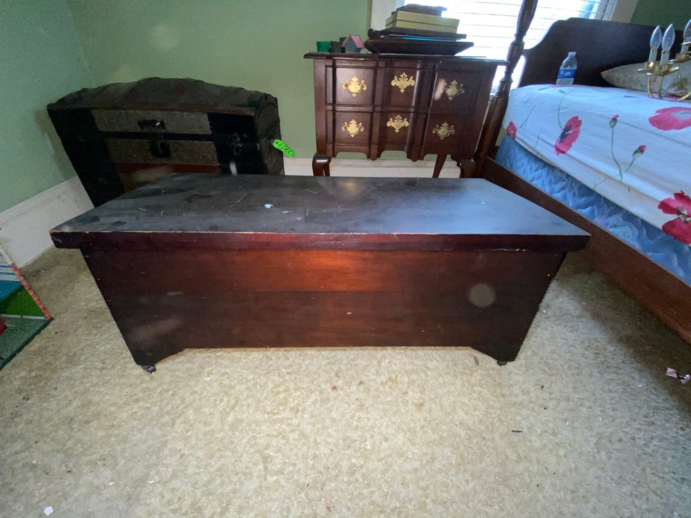 Wooden chest