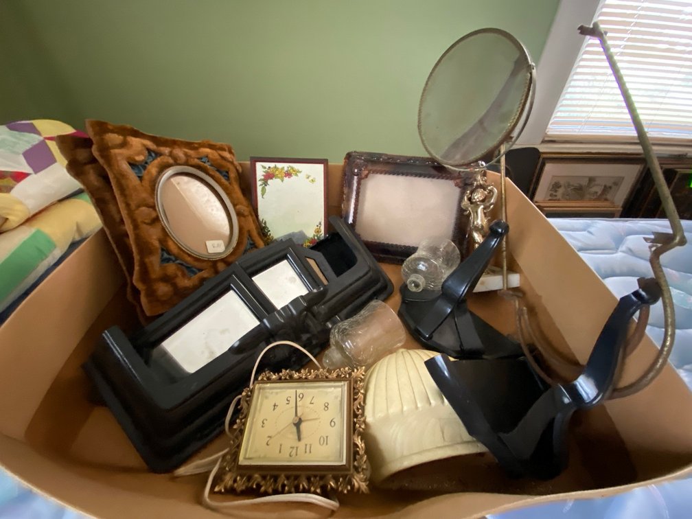 Small Picture Frames, Mirror, Wall Decor