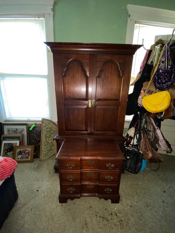 Wooden Wardrobe, Night Stand