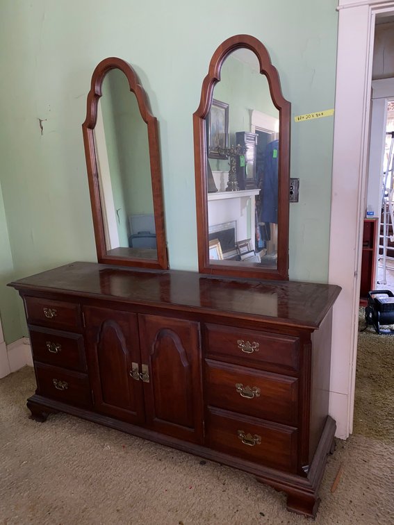 Pennsylvania House wooden Dresser with Mirrors