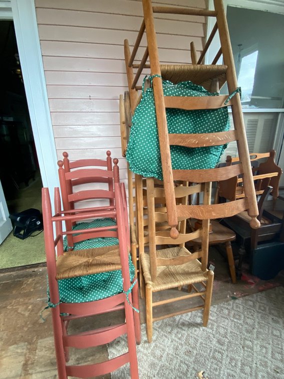 8-Ladder Back Chairs