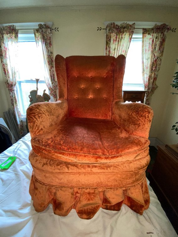 Winged Back Upholstered chair