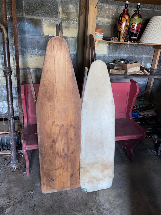 2-Wooden Ironing Boards