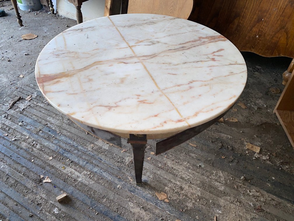Marble top Table  38 inch Diameter
