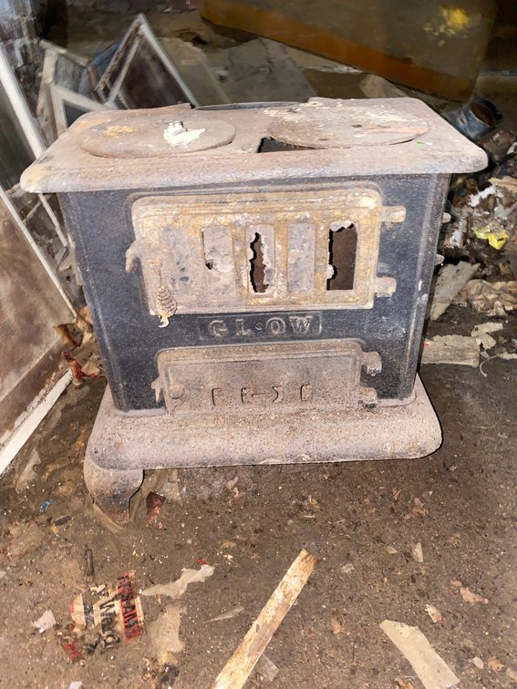 Iron Wood Burning Stove