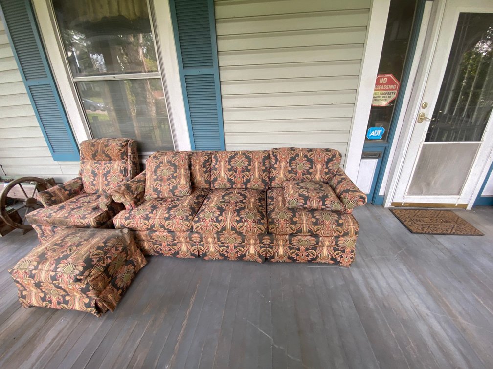 Pennsylvania House Couch, Chair with Ottoman