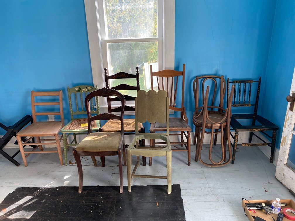 In 2nd House, Assortment of Antique Chairs