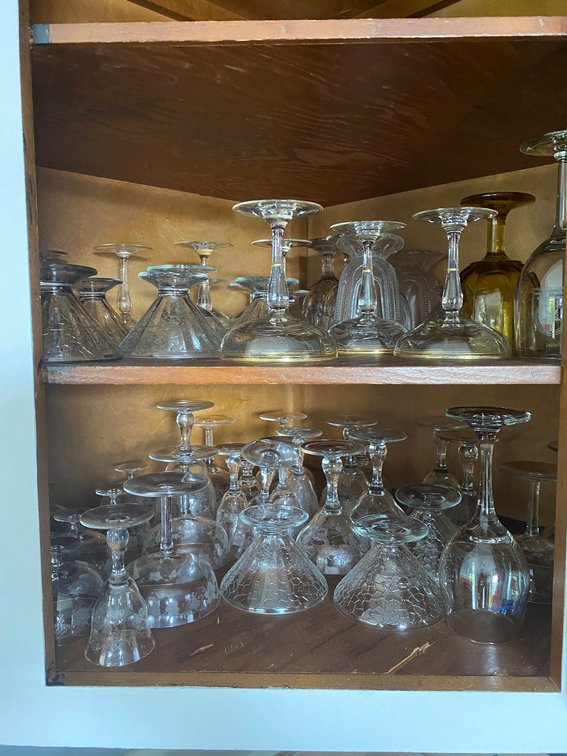 Clear Glass Stemware
