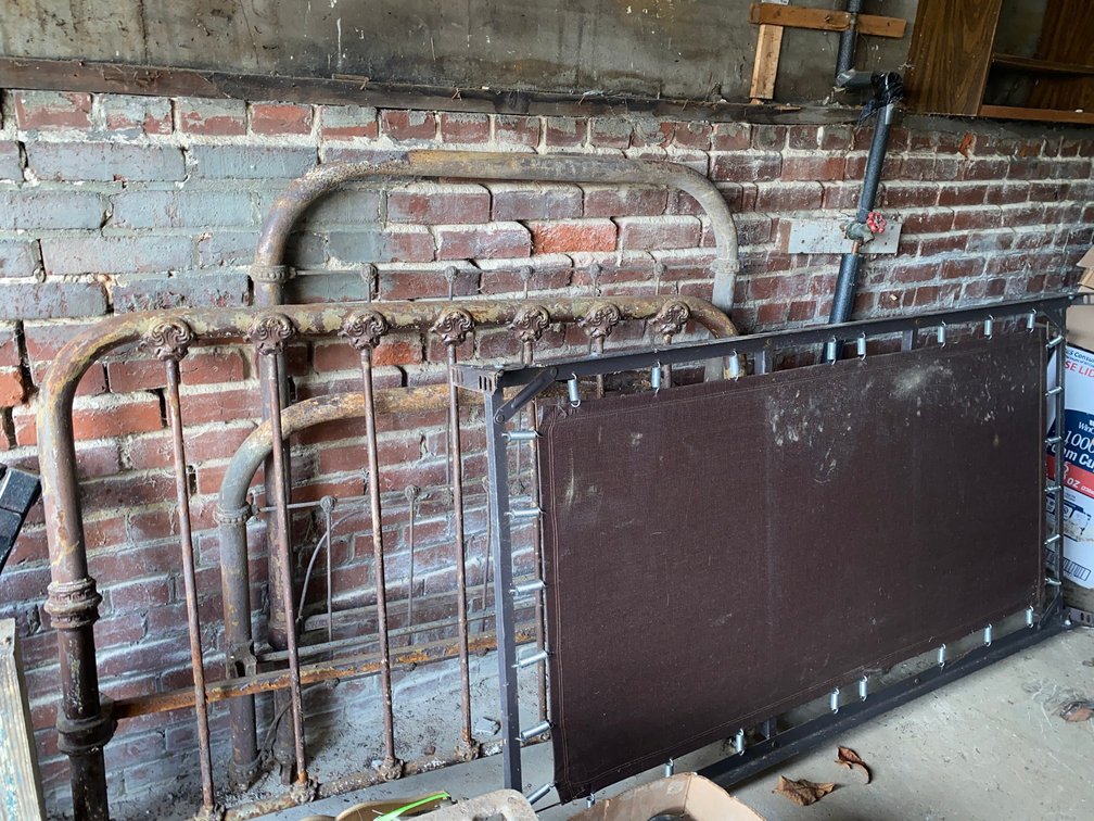 Antique Metal Head and Foot Boards
