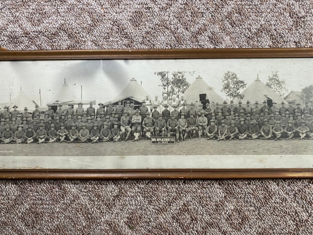 Panoramic Photo of Replacement Company First Regiment