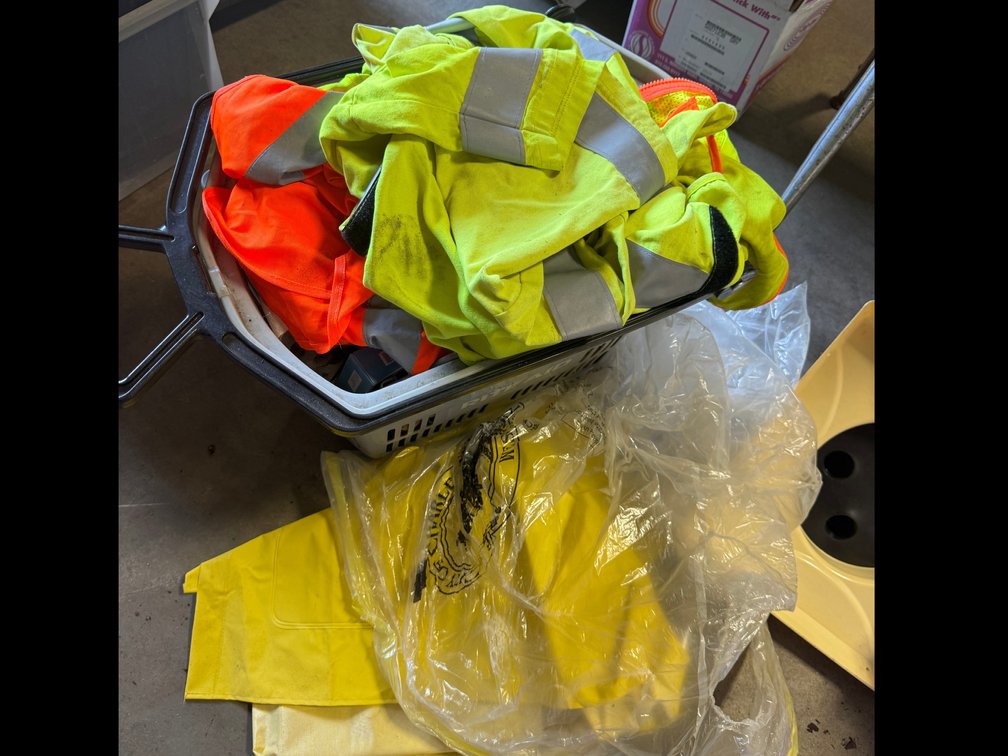 Safety vests and rainwear