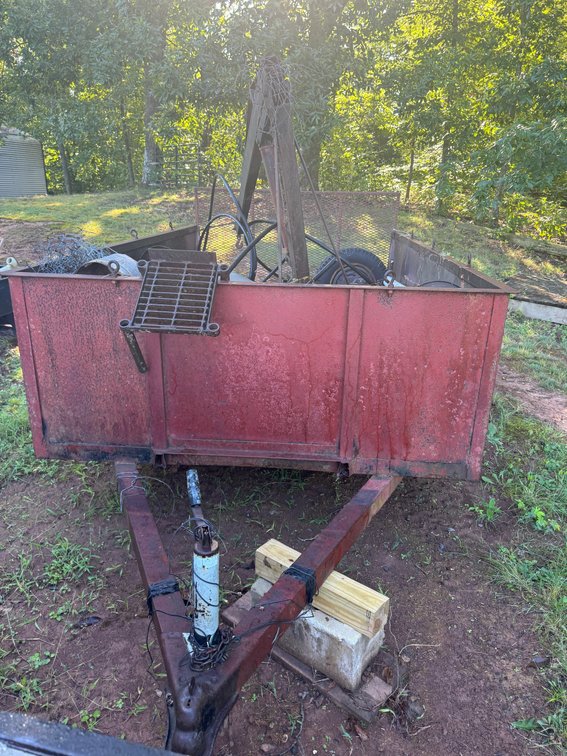 Older Single Axel Utility or Light Duty Trailer