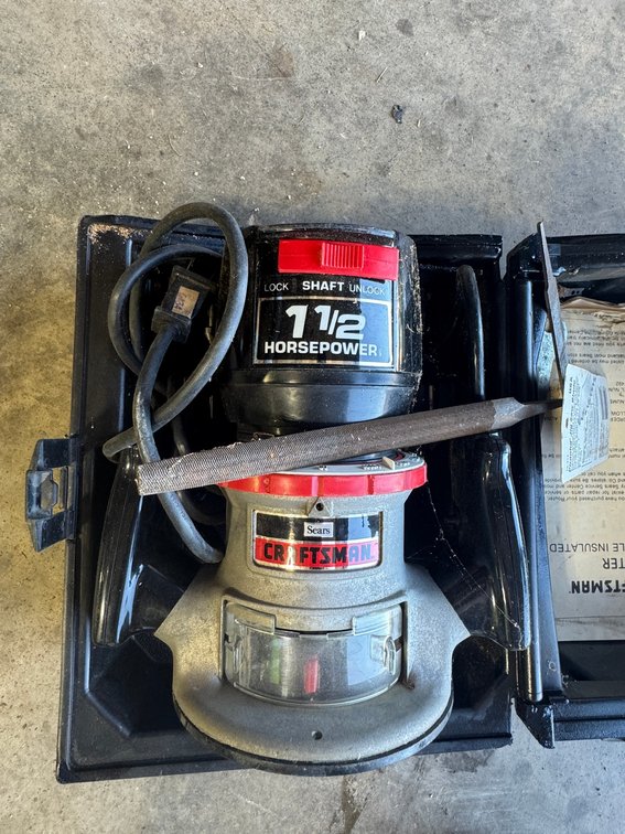 Sears Craftsman 11.5 HP Double Insulated Wood Router