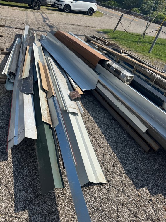 Metal roofing trim