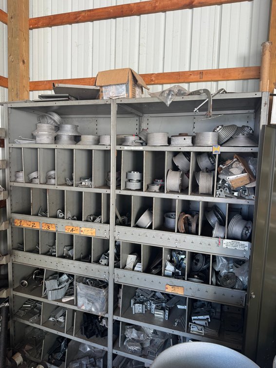 Garage door hardware