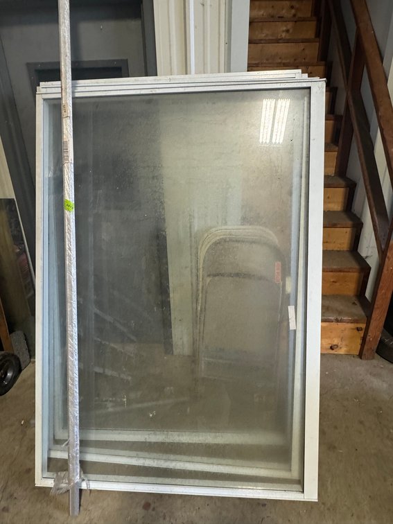 New glass window