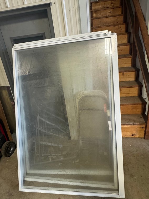 New glass window