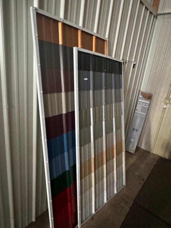 Metal display boards