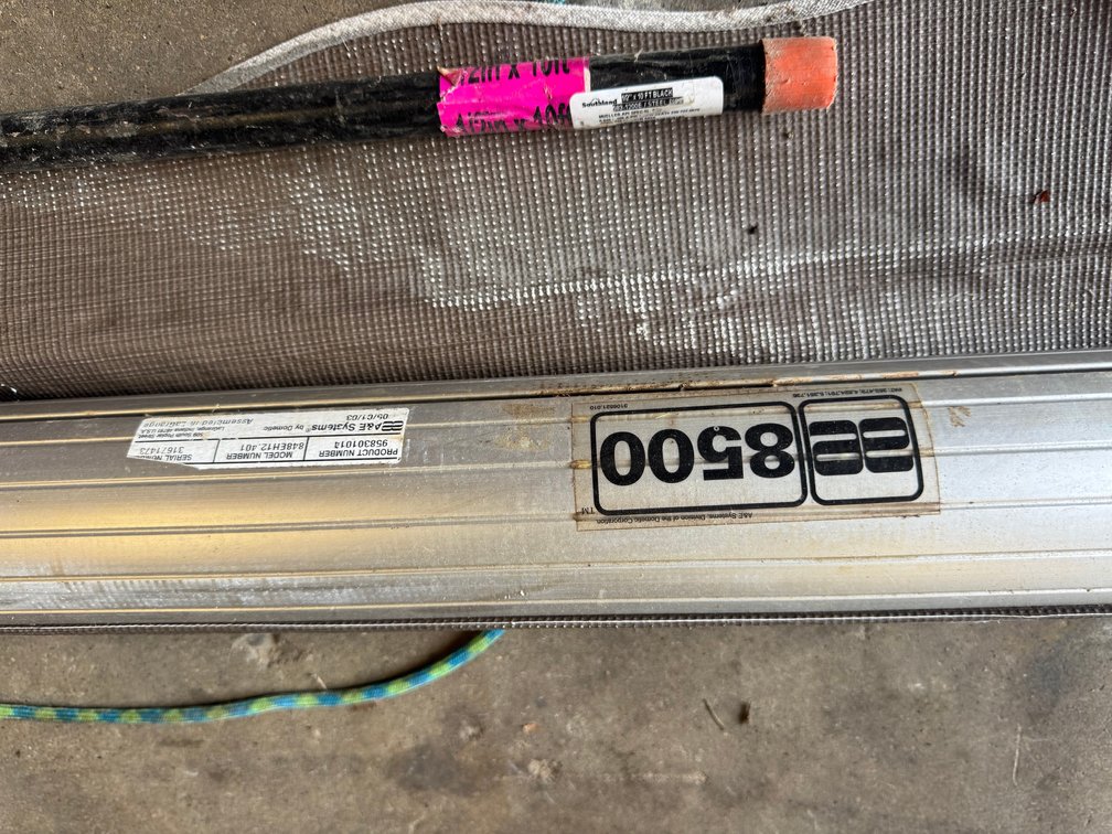 Patio awning roller tube