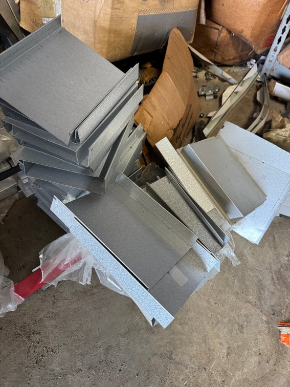 Support brackets and sheet metal
