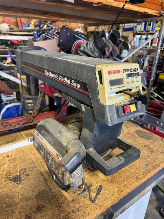 Electronic Radial Saw