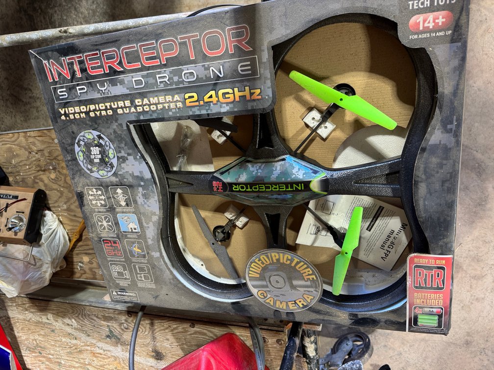 Camo Pattern World Tek Toy Interceptor Spy Drone