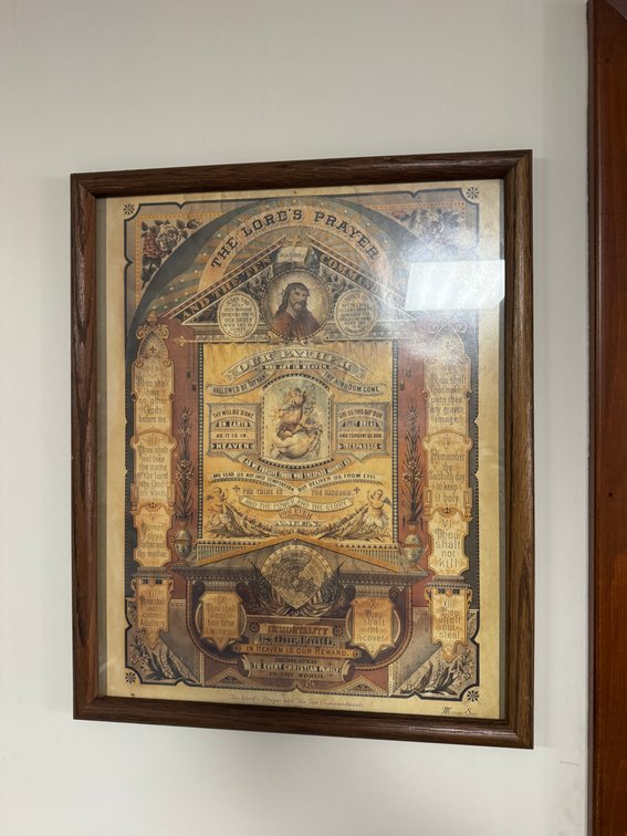 The Lord's Prayer & Ten Commandments Print