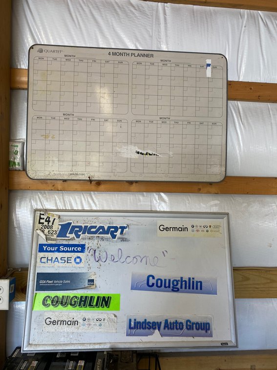 4 Month white board planner