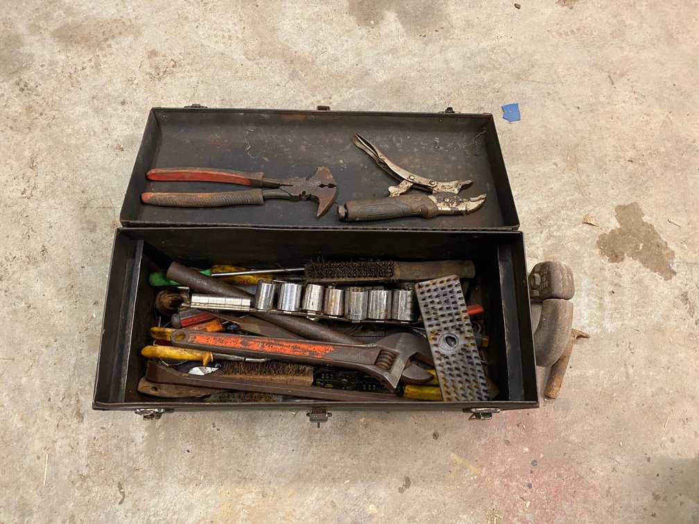 Toolbox with contents